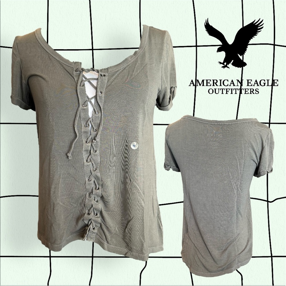 Lace-up Super Soft Baby Tee